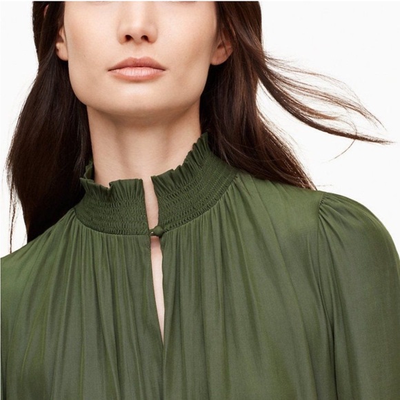 Aritzia Wilfred | Garlyn High-Neck Dress in Green XS - Picture 11 of 12